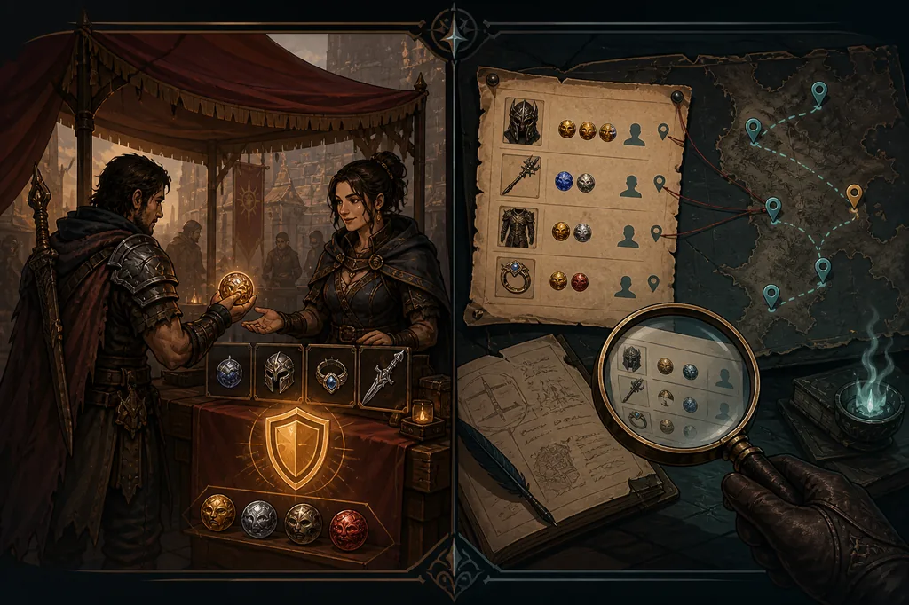 Editorial comparison of the in-game PoE 2 Market and the external Trade Site route